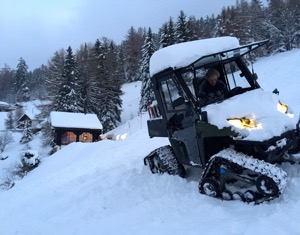 Luggage transport, Chalet La Piste